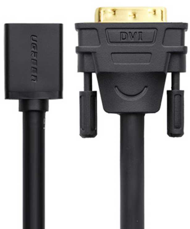 Adapteris DVI - HDMI UGREEN 20118 juodas