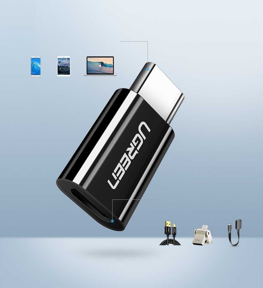 Mikro USB - USB-C adapteris UGREEN US157