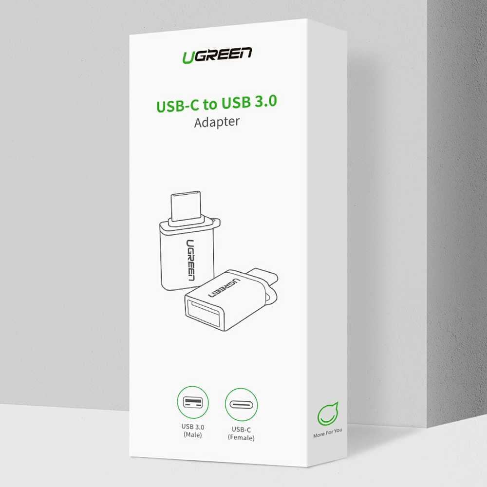 USB į USB-C 3.1 adapteris UGREEN US270 (pilkas)