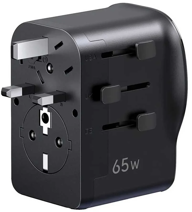 Ugreen S550 universalus adapteris su kištukų reguliatoriais