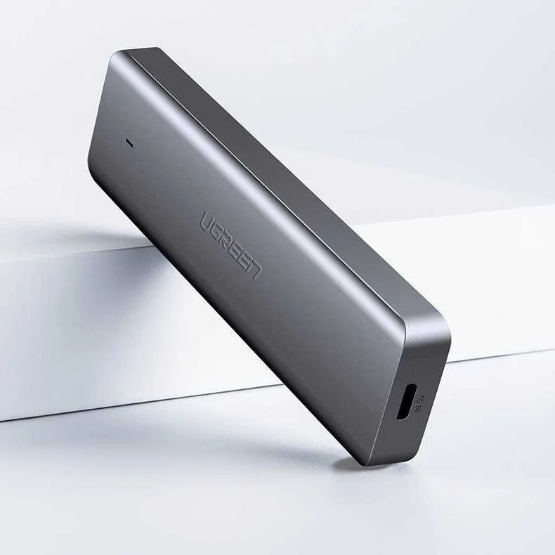 UGREEN 4-Port USB3.0 Hub with USB-C Power Supply šakotuvas - pilkas