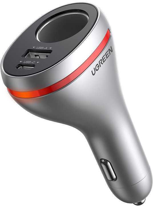 Automobilinis telefonų kroviklis UGREEN CD204, USB, USB-C, 84 W