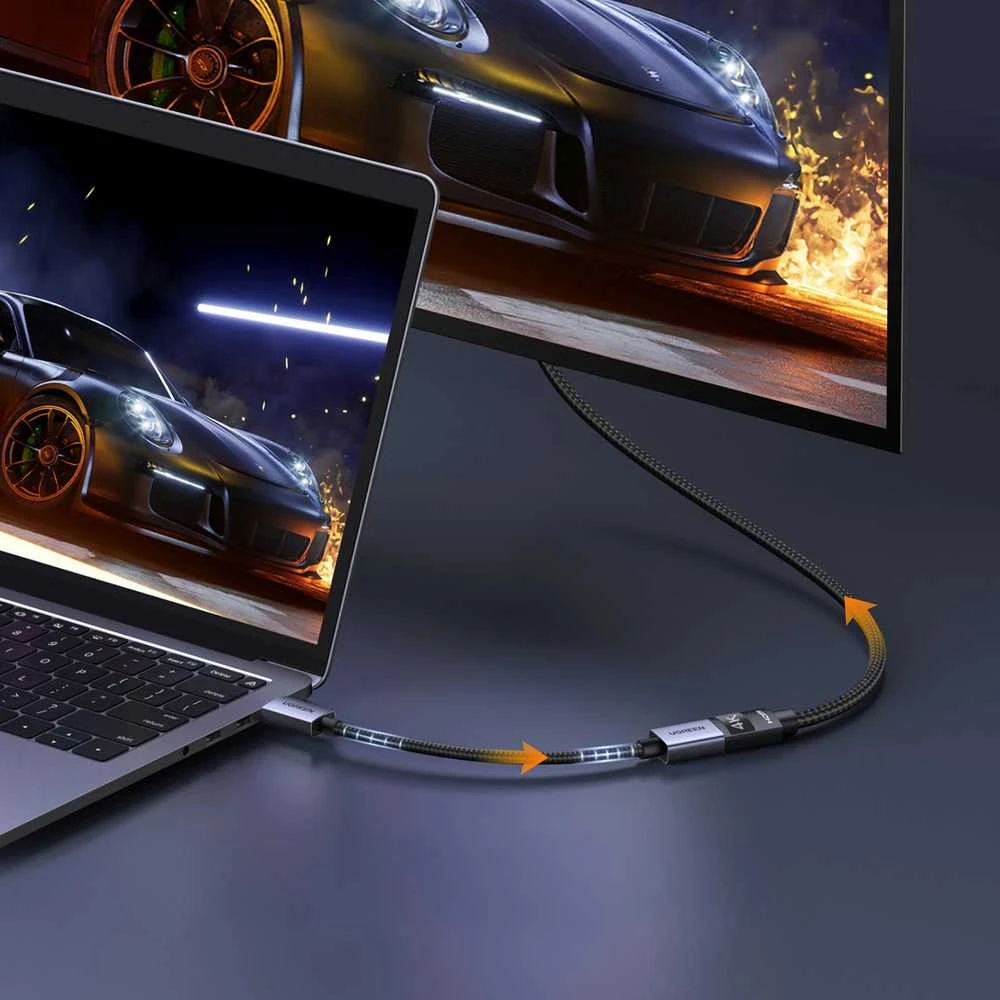 Adapteris DisplayPort kištukas HDMI lizdas 4K@30Hz 0.2m DP133 UGREEN