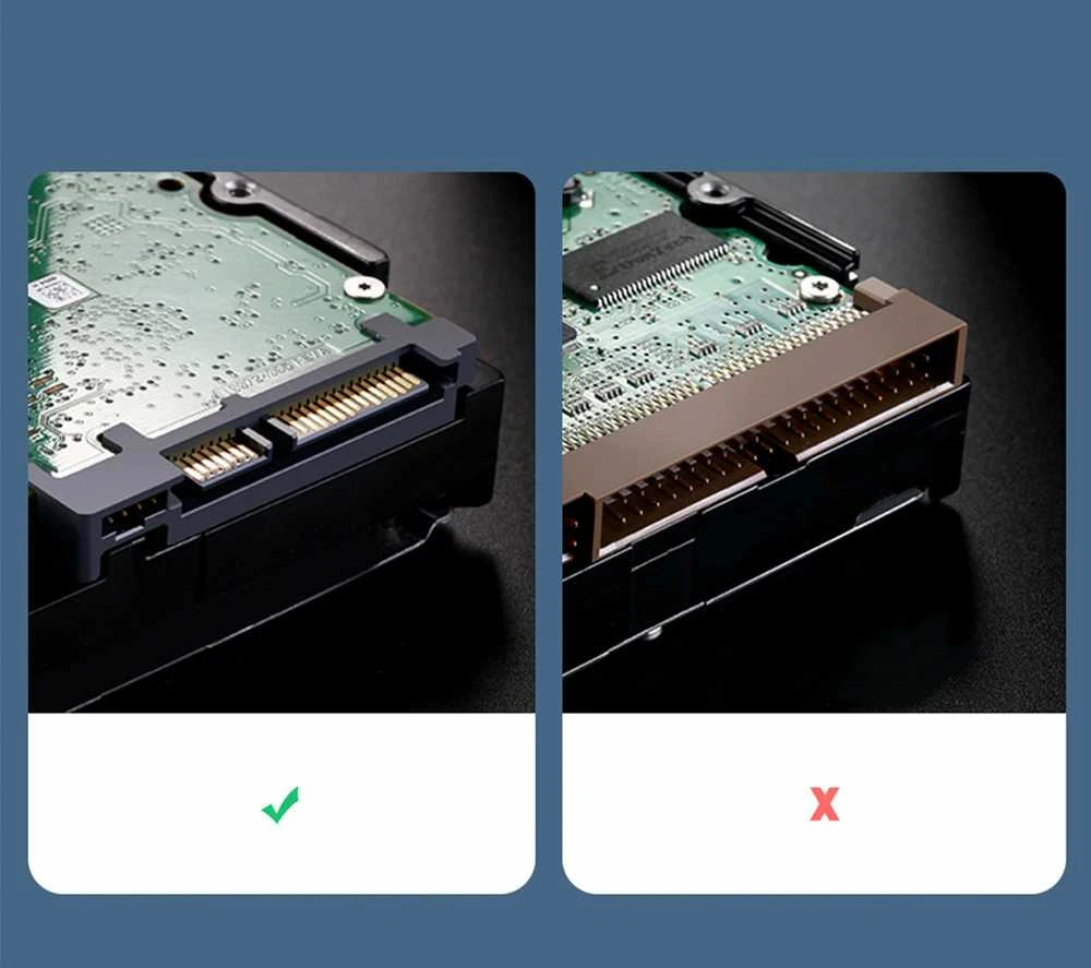 UGREEN adapteris HDD 2.5 "ir 3.5" SATA į USB 3.0 - Juodas