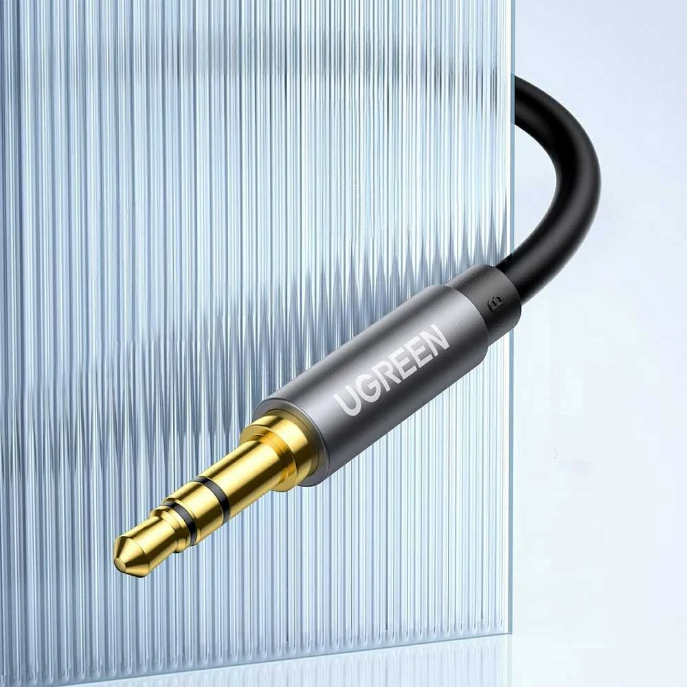 UGREEN AUX kabelio prailginimo mini lizdas 3.5 mm, 5 m (juodas)