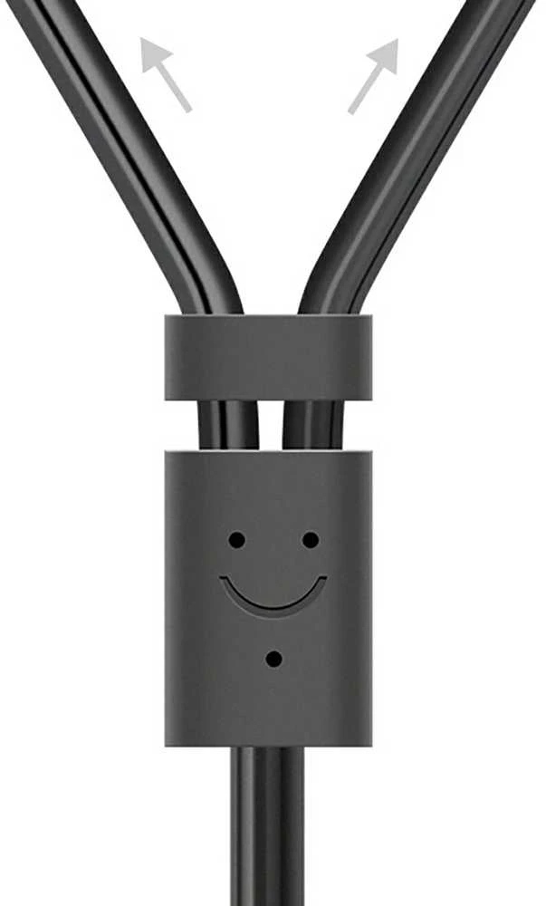 UGREEN AV102 2x RCA (Cinch) kištukai - 3.5mm lizdas kabelis 5m juodas
