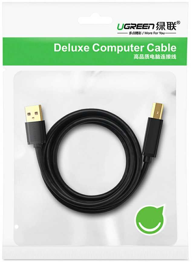 USB 3.0 AB UGREEN US210 kabelis spausdintuvui 1m