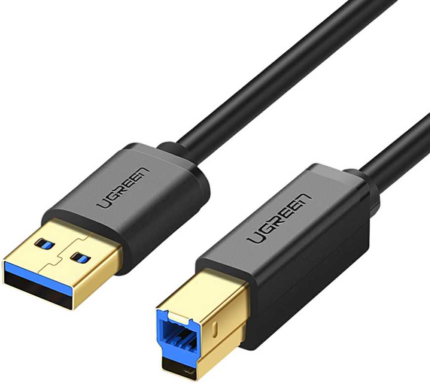 USB 3.0 AB UGREEN US210 kabelis spausdintuvui 1m