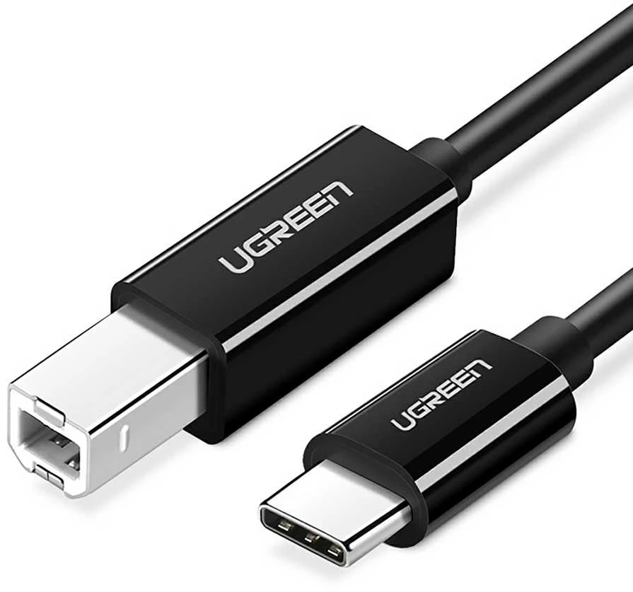 Kabelis USB C - USB B (spausdintuvui) 1m US370 UGREEN