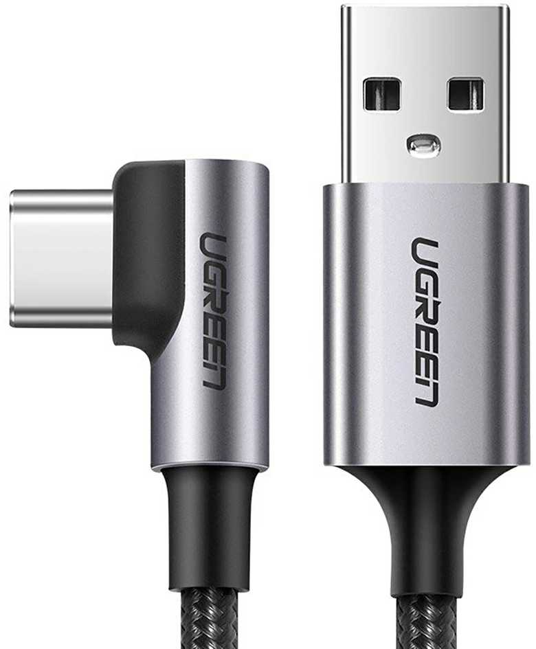 Kampinis USB-C laidas UGREEN US284 3A 3m