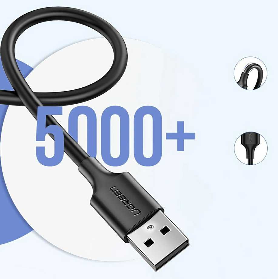 UGREEN micro USB kabelis QC 3.0 2.4A 0.25m - Juoda