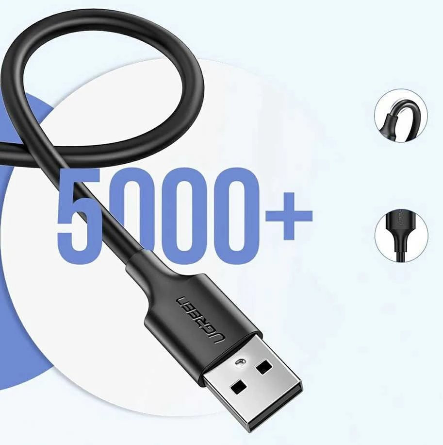 UGREEN mikro USB laidas QC 3.0 2.4A 0.5m