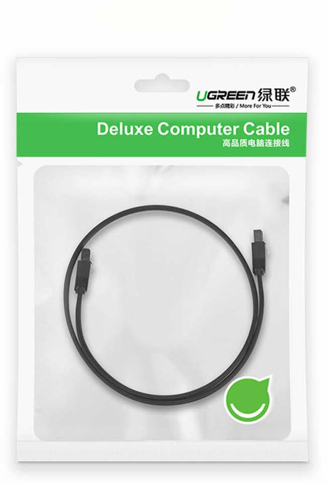 SATA UGREEN US217 kabelis 0.5m - Juodas