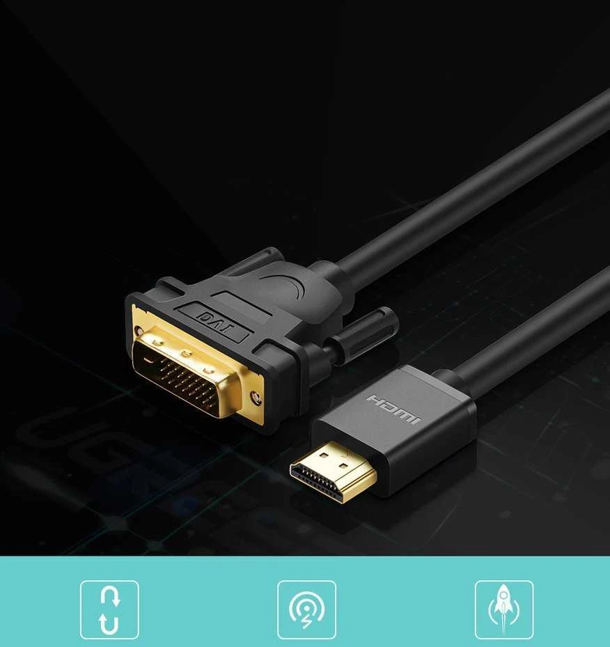 UGREEN HDMI - DVI kabelis 4K 1m