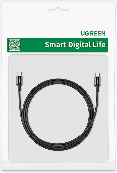 UGREEN US300 USB-C - USB-C laidas 100W 5A 1m