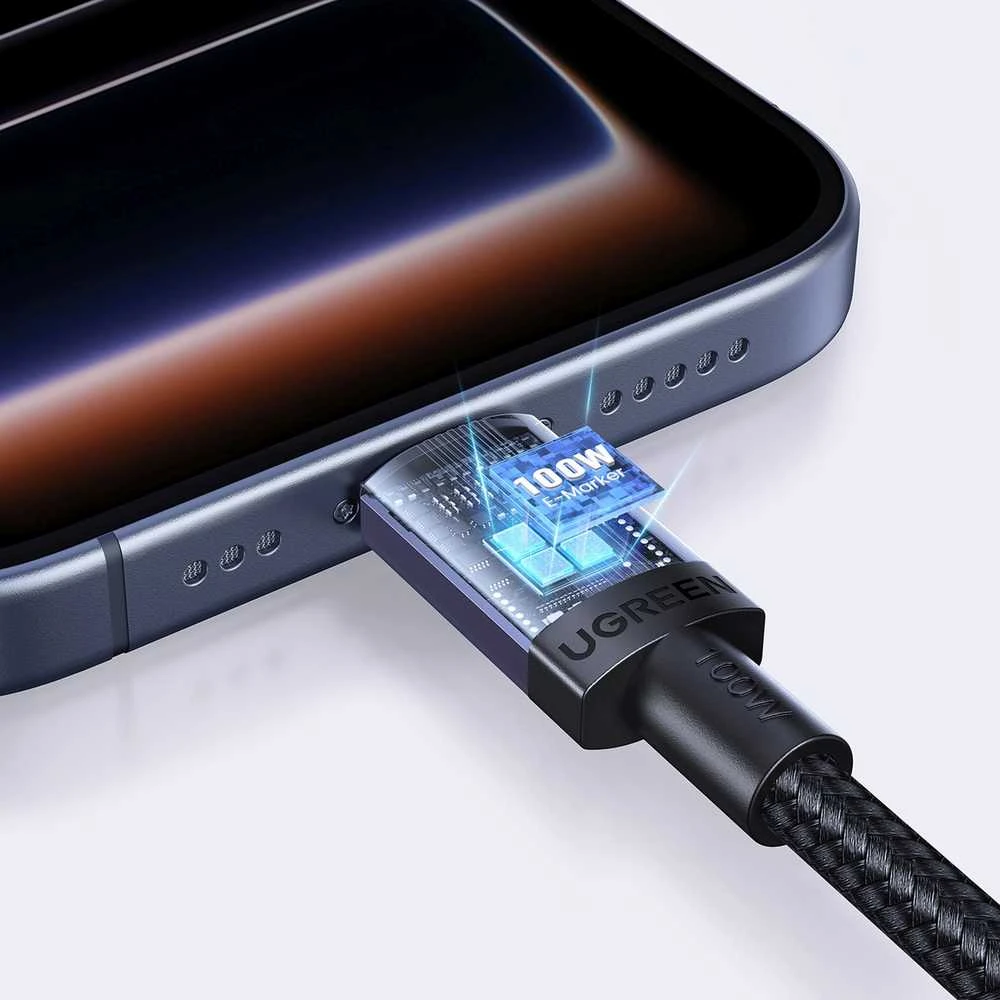 Kabelis USB-C - USB-C 3m 100W L528 UGREEN
