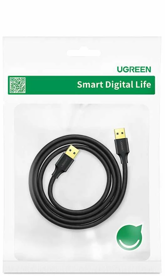 UGREEN USB-A 3.0 - USB-A 3.0 laidas - Juodas