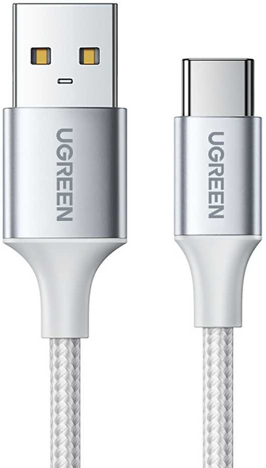 Nikeliu dengtas USB-C kabelis QC3.0 UGREEN 2m
