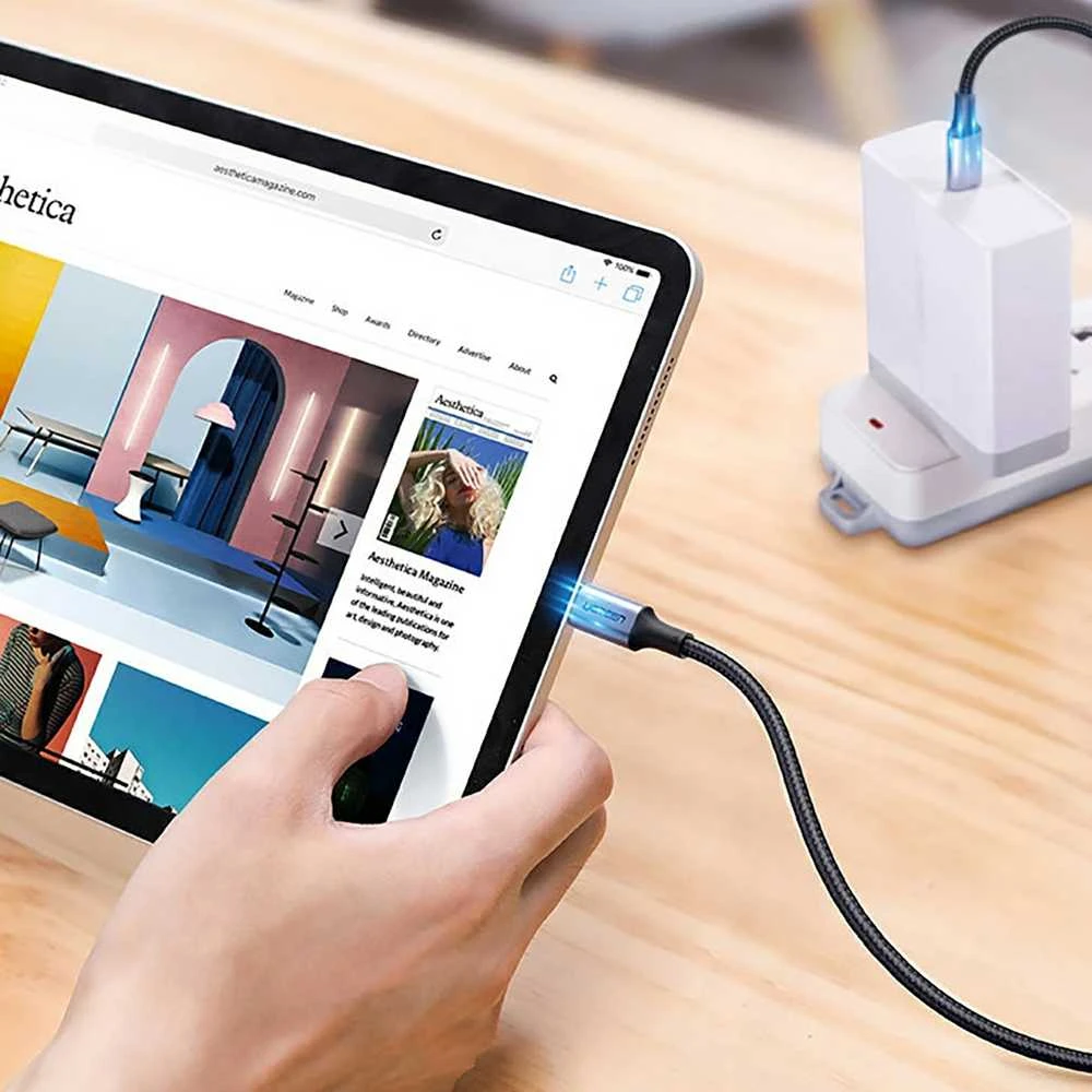 UGREEN US316 USB C - USB C laidas 100W 1.5m