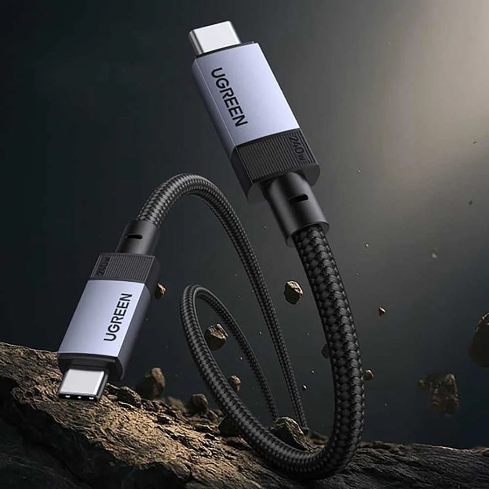 Kabelis USB C - USB C 1m USB4 240W 40Gbit/s 8K@60Hz Thunderbolt 4 suderinamas L705 UGREEN