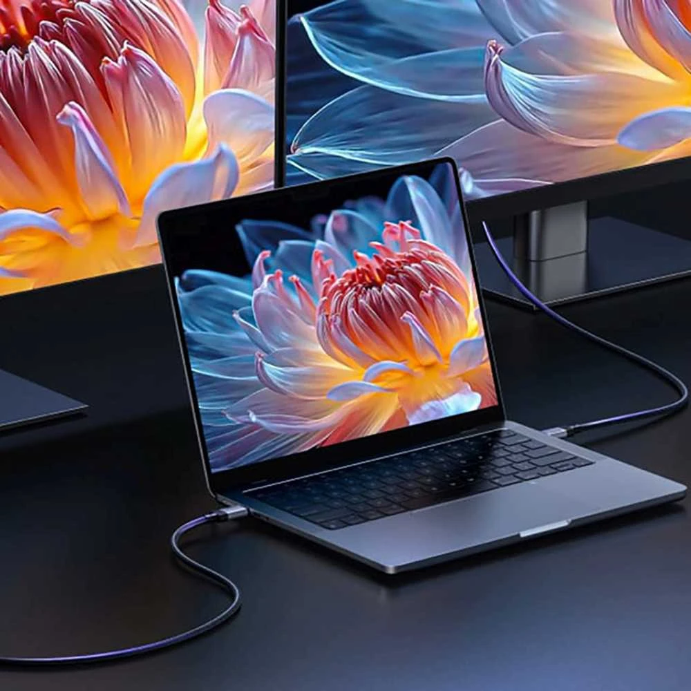 Kabelis USB C - USB C 1m USB4 240W 40Gbit/s 8K@60Hz Thunderbolt 4 suderinamas L705 UGREEN