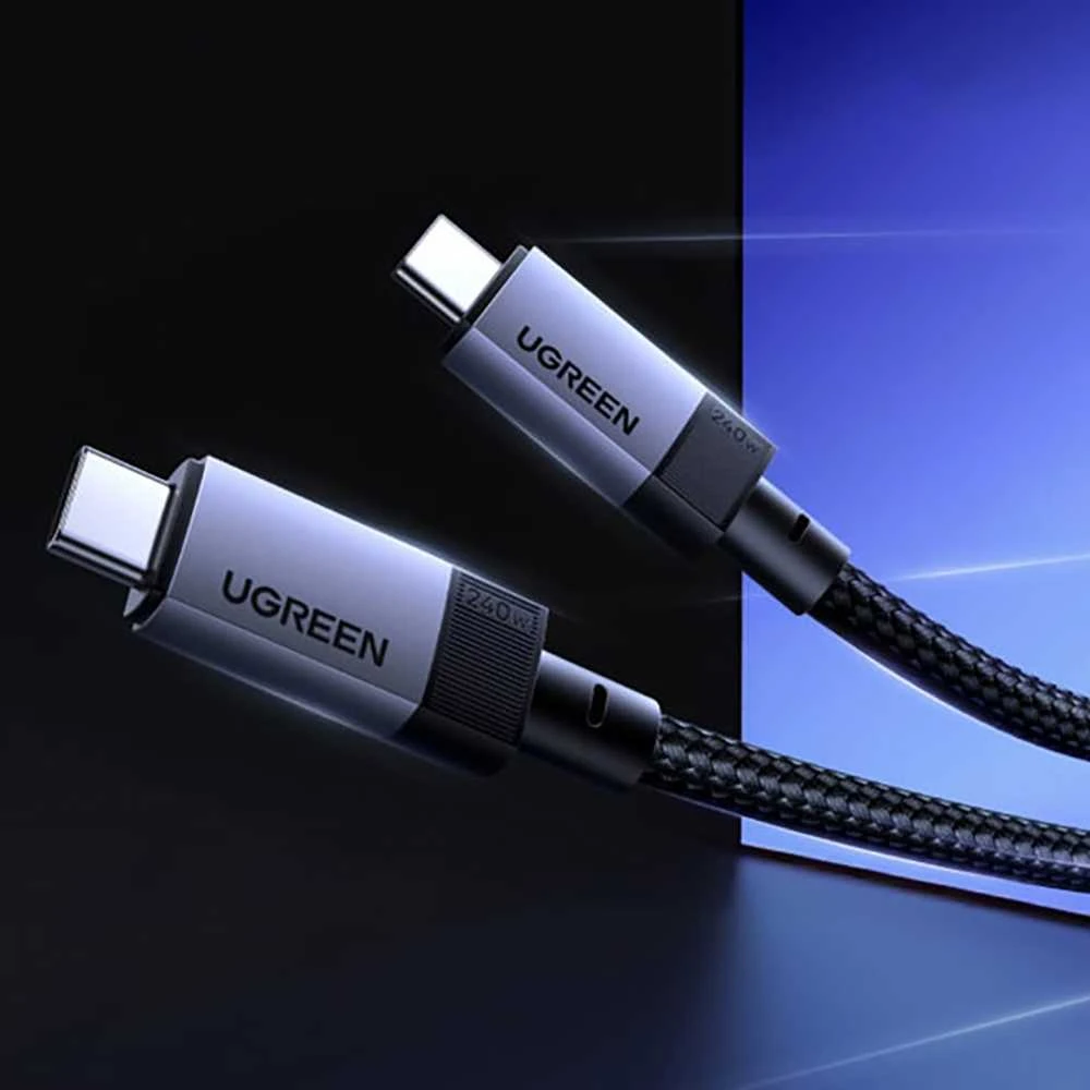 Kabelis USB C - USB C 1m USB4 240W 40Gbit/s 8K@60Hz Thunderbolt 4 suderinamas L705 UGREEN