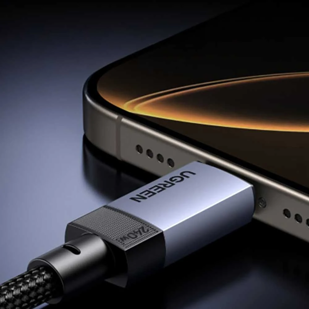 Kabelis USB C - USB C 1m USB4 240W 40Gbit/s 8K@60Hz Thunderbolt 4 suderinamas L705 UGREEN