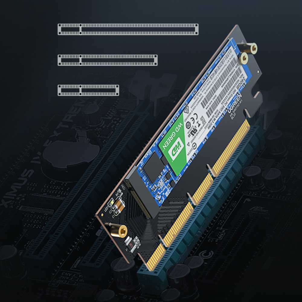 UGREEN PCIe 4.0 x16 į M.2 NVMe adapteris