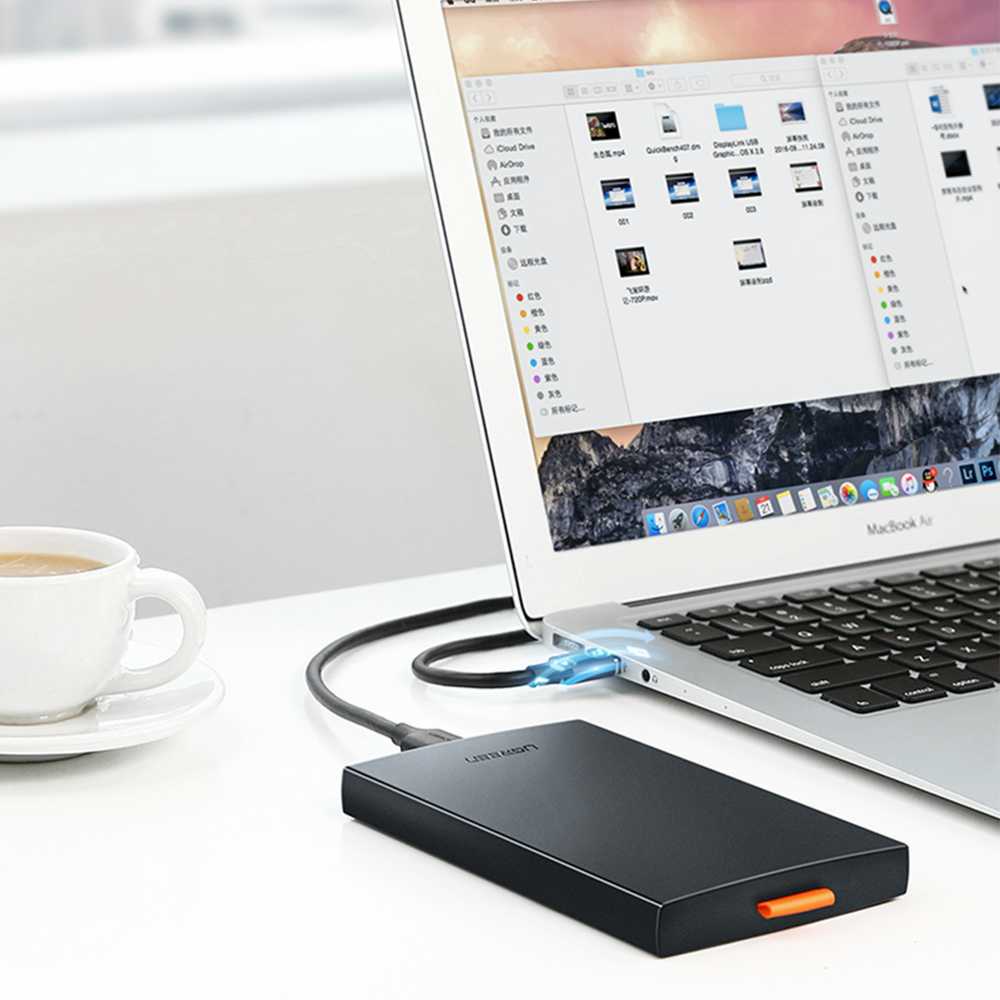 UGREEN SATA išorinio disko dėklas 2.5 "SSD / HDD