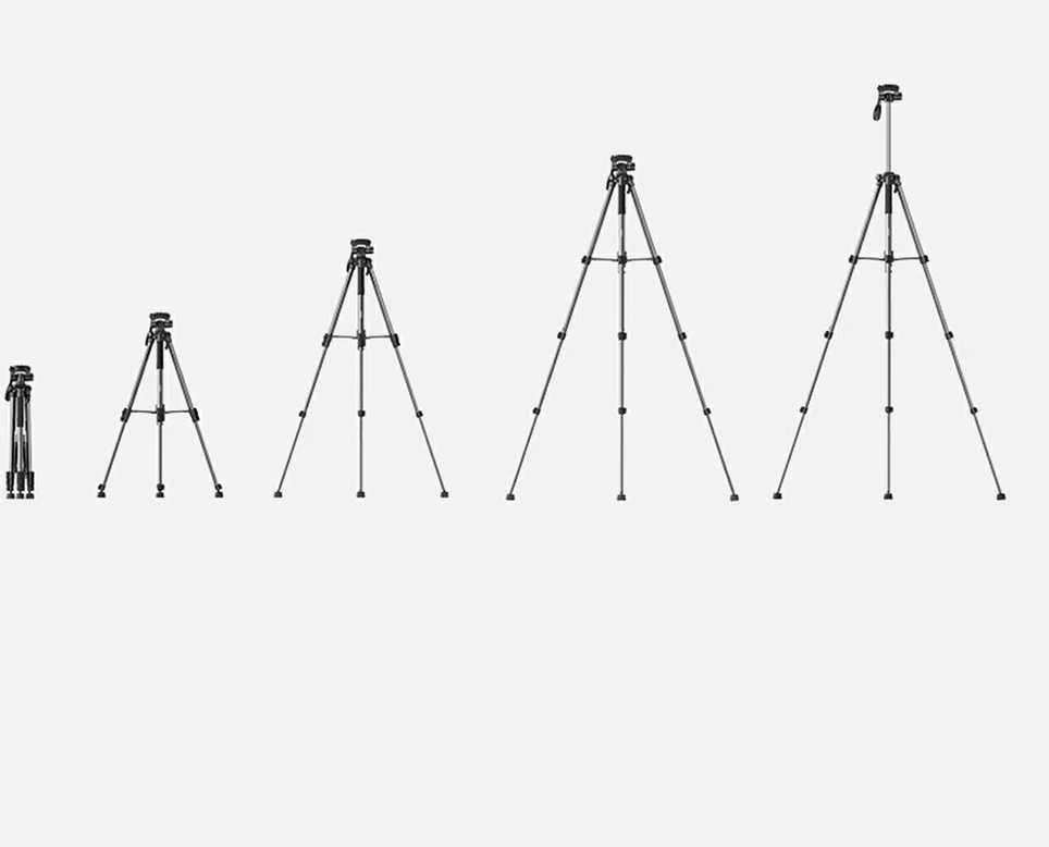 Professional Ugreen LP661 tripod for and cameras - juodos spalvos and pilkos spalvos