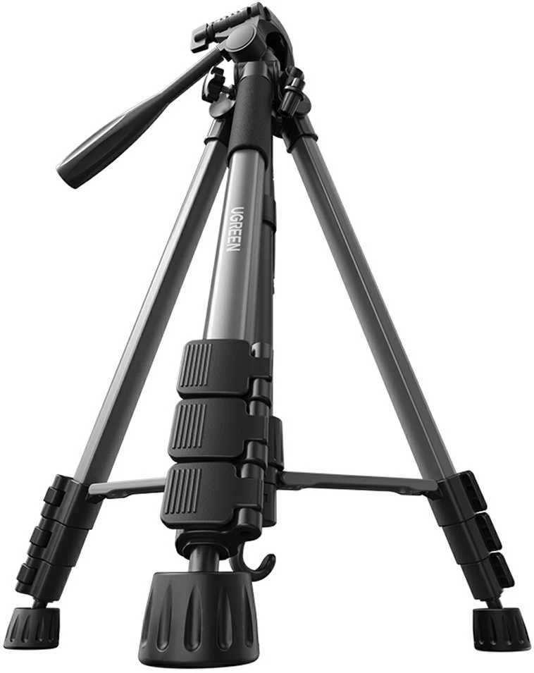 Professional Ugreen LP661 tripod for and cameras - juodos spalvos and pilkos spalvos