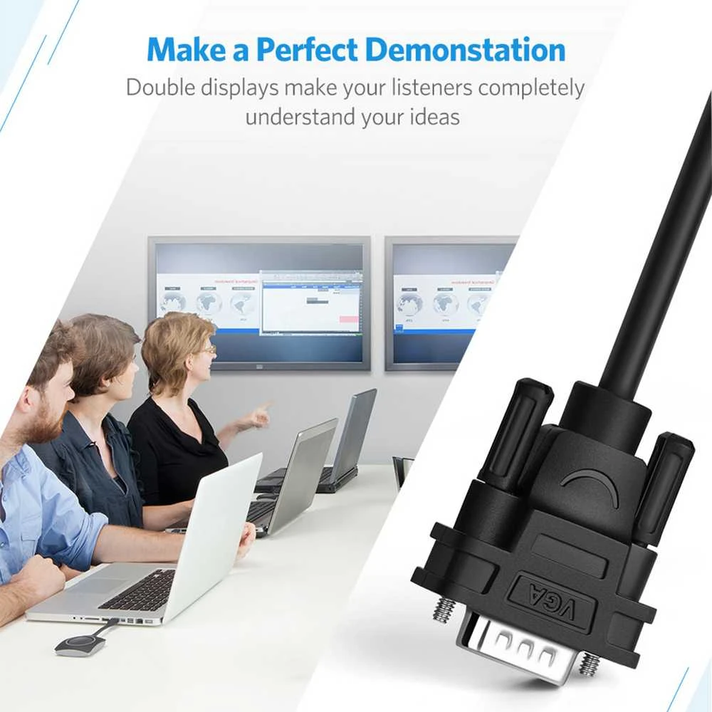 Vaizdo skirstytuvas UGREEN 40254 VGA - 2x VGA 1m