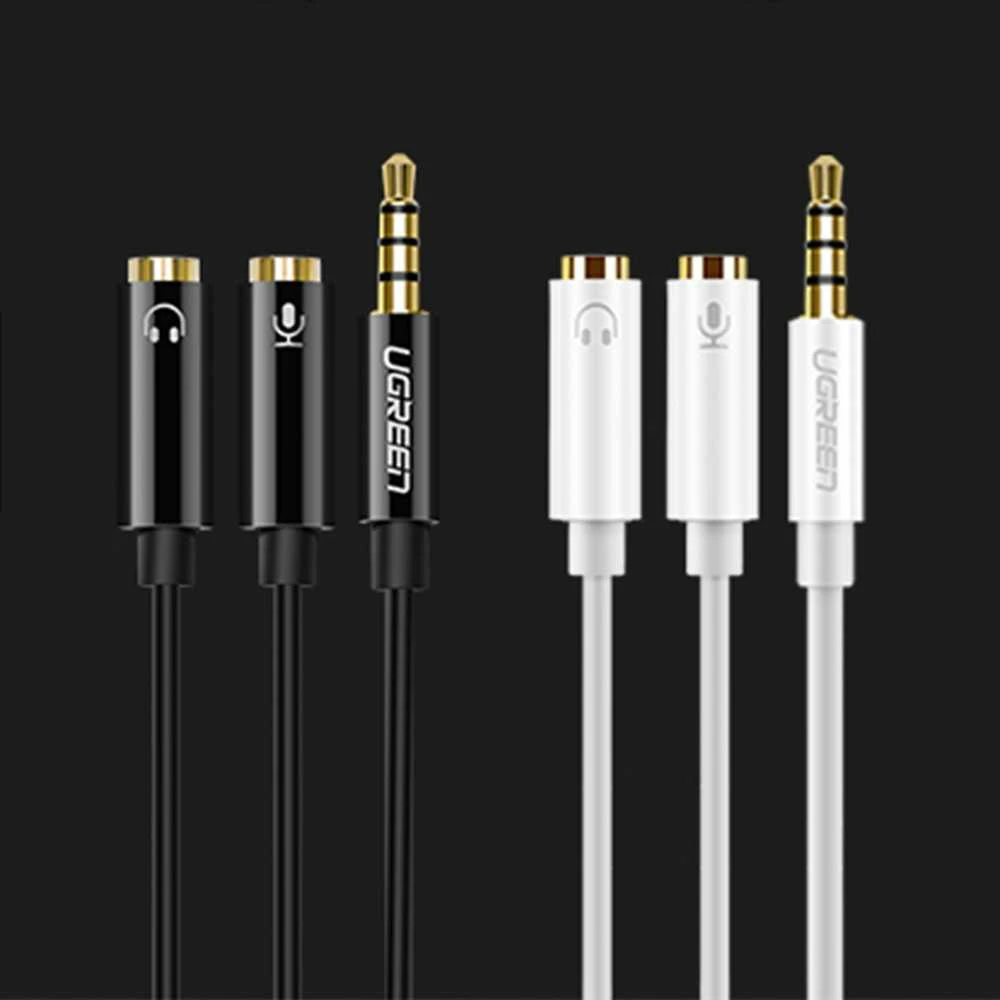 UGREEN AV141 ausinių skirstytuvas 3.5mm - Juodas