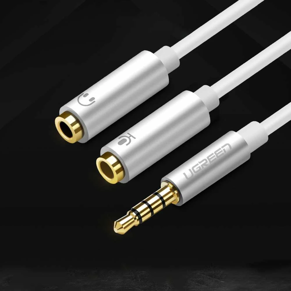UGREEN AV141 ausinių skirstytuvas 3.5mm - Juodas