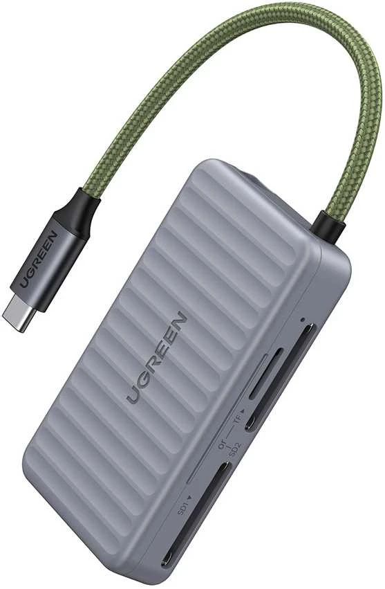 Ugreen CM868 USB-C Kortelių skaitytuvas - Pilka