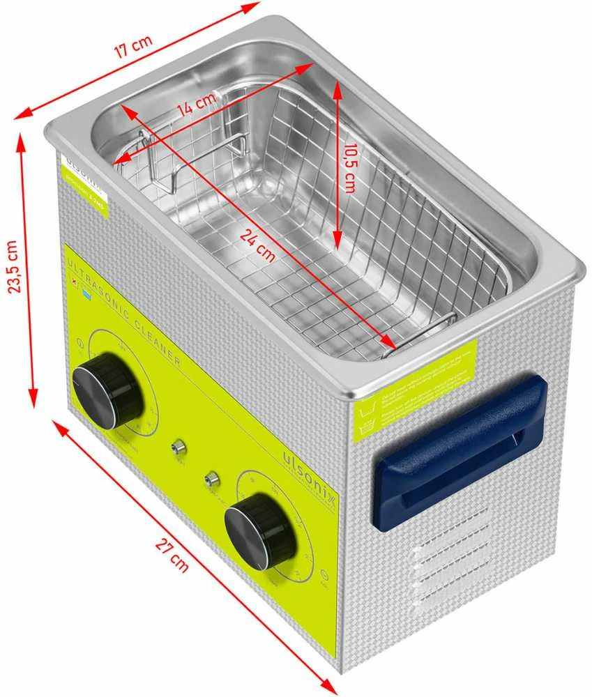 Ulsonix Ultragarsinis vonios valiklis valytuvas 3,2l 120W