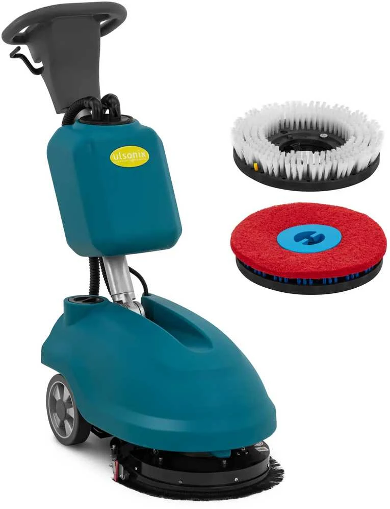 Ulsonix Akumuliatorinė grindų plovimo mašina 35 cm 15 l 160 aps./min.