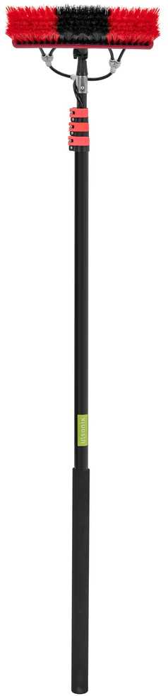 Ulsonix Teleskopinis šepetys su vandens jungtimi langų ir plokščių plovimui, plotis 35 cm, 165-540 cm