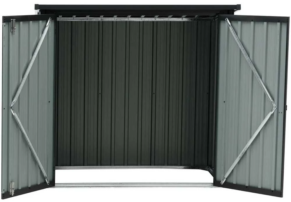 Uniprodo Metalinė sodo įrankių namelis 145 x 86 x 135 cm