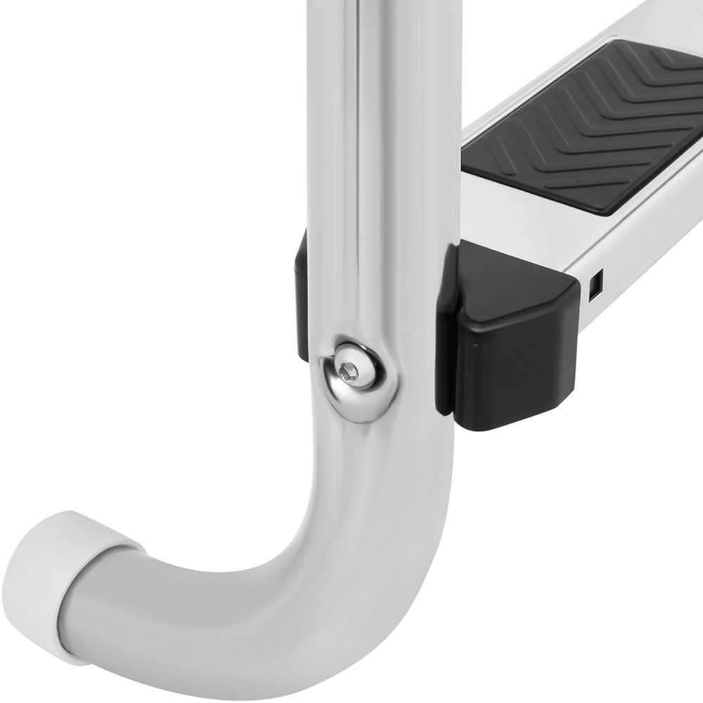Uniprodo Nerūdijančio plieno baseino kopėčios, 3 pakopos, 1600 mm