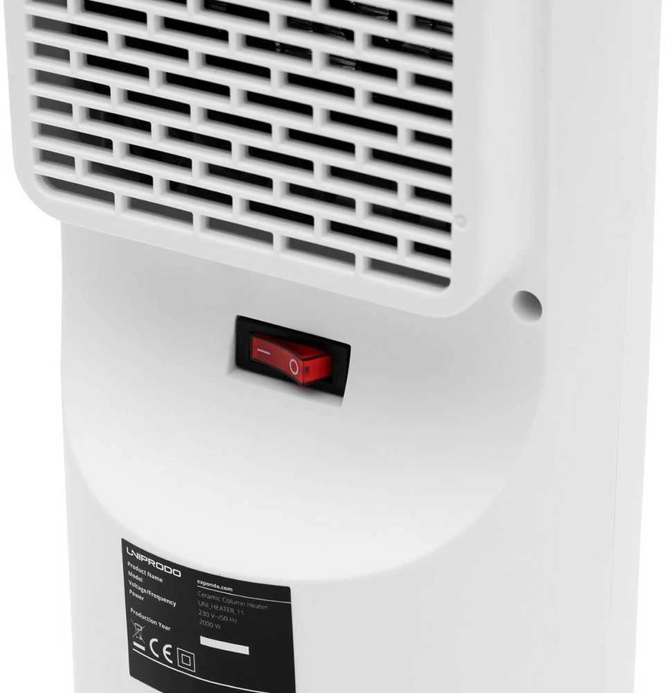 Uniprodo Šildytuvas elektrinis kolumnowy su pultu 1200/2000 W
