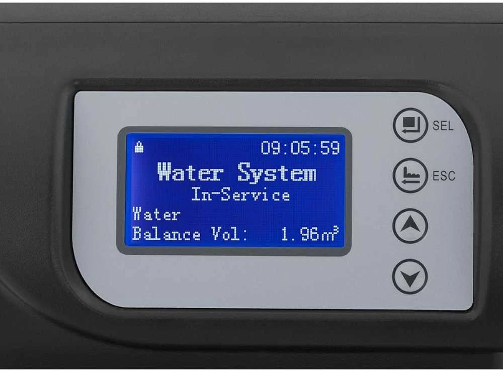 Uniprodo Vandens minkštiklis ir nukalkinimo priemonė su automatiniu vožtuvu 5 l 3,3 W LCD