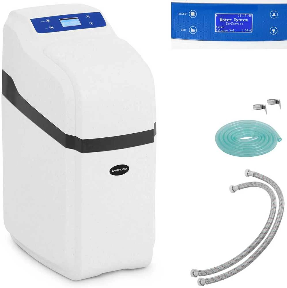 Uniprodo vandens minkštiklis, nukalkinimo priemonė, ASD2 vožtuvas, 12 l, 3,3 W, LCD