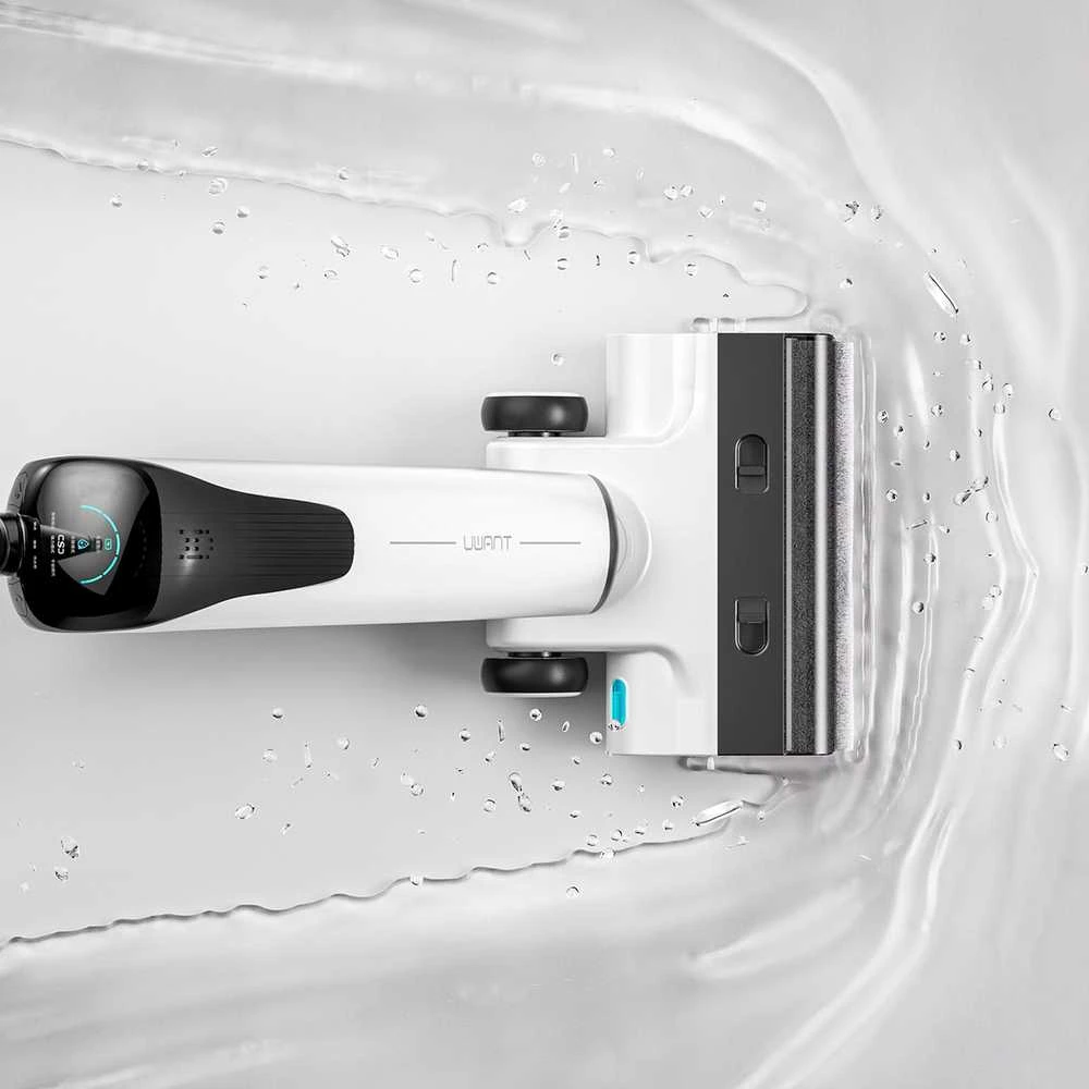 UWANT D700 Vertikalus dulkių siurblys su šluostymo funkcija ir įkrovimo stotele, pilkos spalvos
