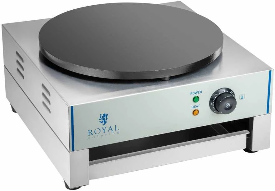 Vaflinė Šildytuvas blynų keptuvėms skersmuo 40 cm Royal Catering 3000W 230V