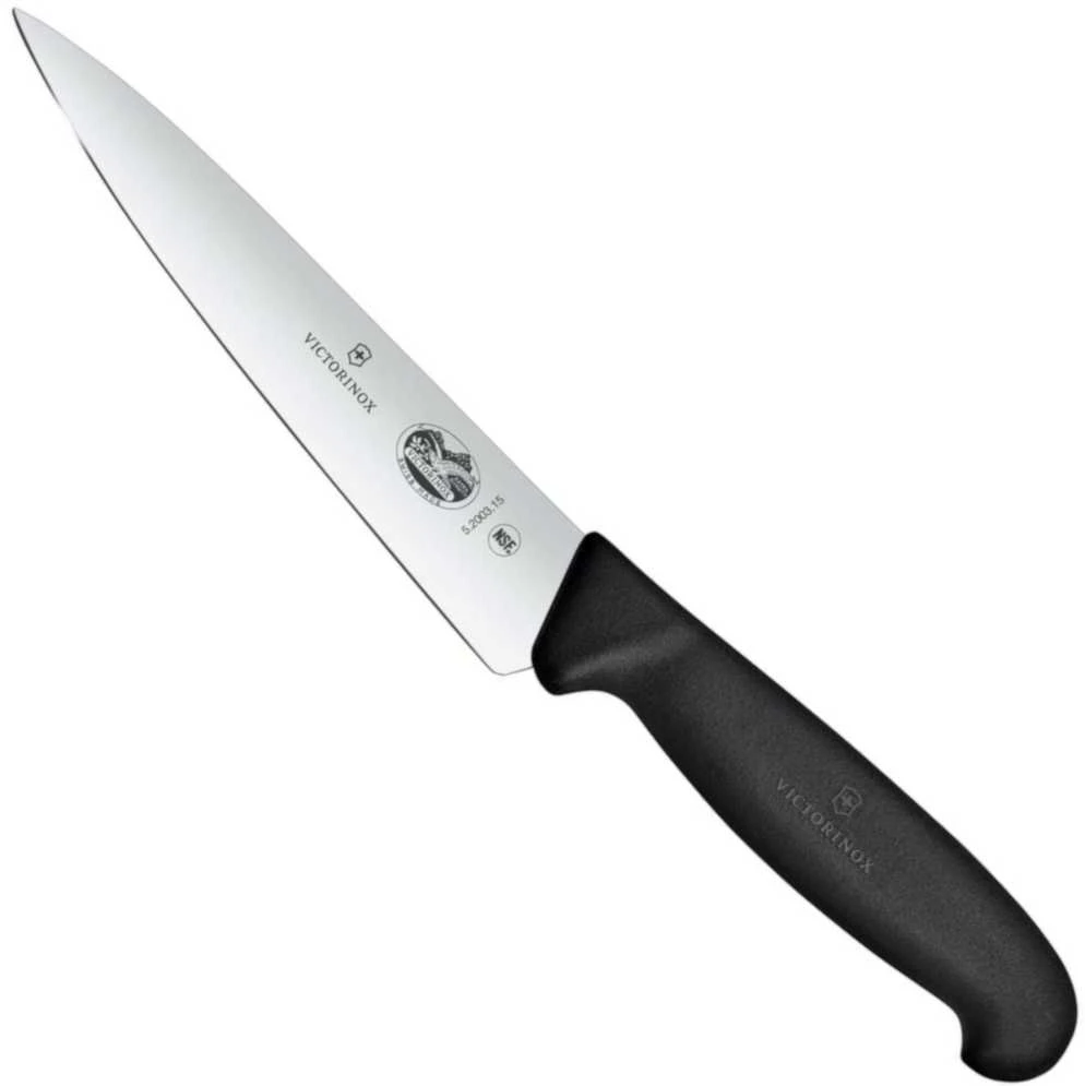 Virtuvinis peilis Victorinox Fibrox 5.2003.15 juodas 15cm
