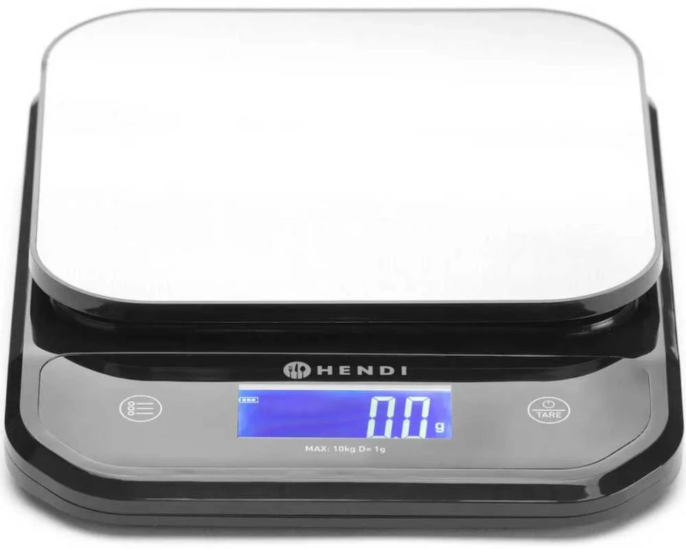 Elektroninės virtuvinės svarstyklės 10 000 g / 1 g - Hendi 580028