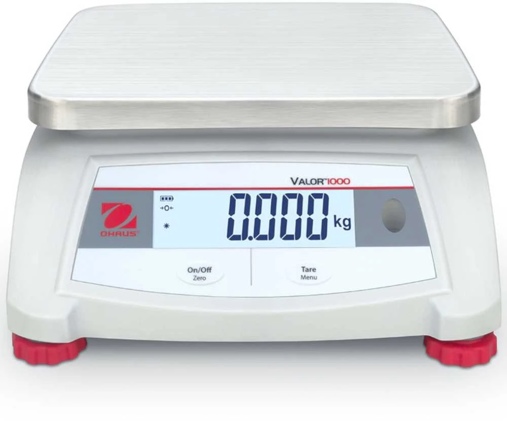 Virtuvinės svarstyklės maitinimui su legalizavimu OHAUS VALOR 1000 15kg / 5g