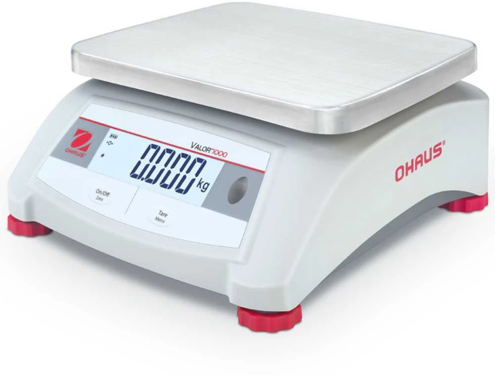 Virtuvinės svarstyklės maitinimui su legalizavimu OHAUS VALOR 1000 15kg / 5g