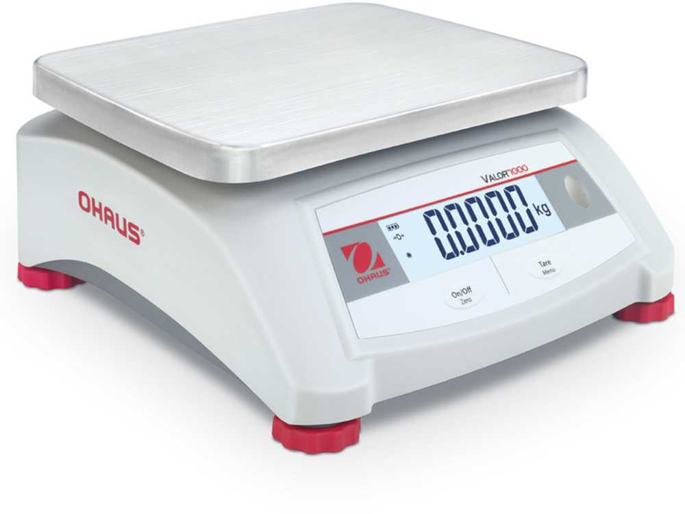 Virtuvinės svarstyklės maitinimui su legalizavimu OHAUS VALOR 1000 6kg / 2g